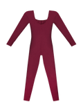 Maya - Long Sleeve Unitard with U-back