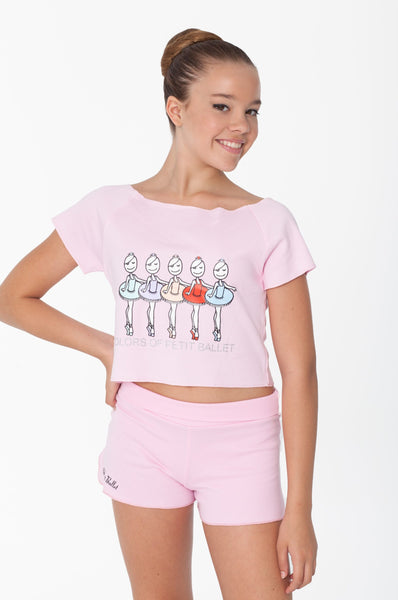El Petit Ballet - Short Sleeve T-shirt Colours of Petit Ballet