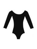 Maya - Long sleeve leotard sunset V back- 3/4 Sleeve Leotard